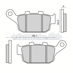 Pastillas de freno orgánicas Honda X-ADV 750, Kawasaki y Suzuki varios modelos