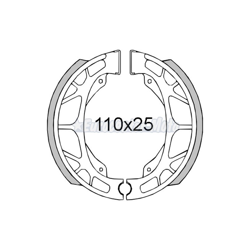 Zapatas de freno Ferodo Aprilia, Honda, Peugeot y Kymco scooter 50cc