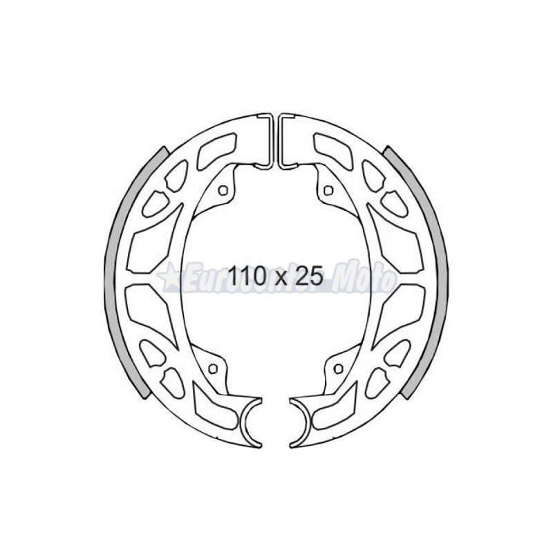 Zapatas de freno Piaggio Zip SP 50, Vespa LX 50/125, ET2/4...