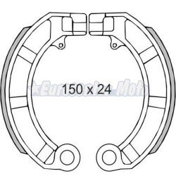 Zapatas de Freno Vespa 200 IRIS, TX, T5, PK...