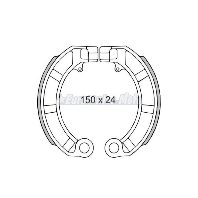Zapatas de Freno Vespa 200 IRIS, TX, T5, PK...