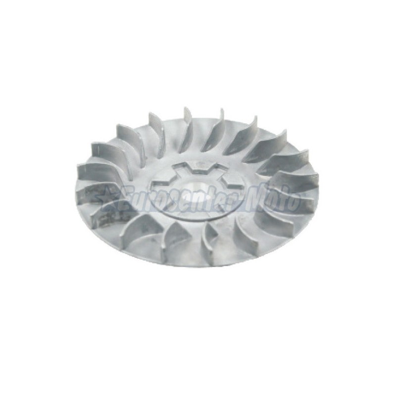 Polea ventilador variador motores Minarelli/Yamaha scooter 50. Sin estrella