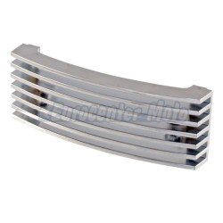 Carcasa rejilla frontal nariz Vespa 200 Iris. PX 125/150/200. Cromada