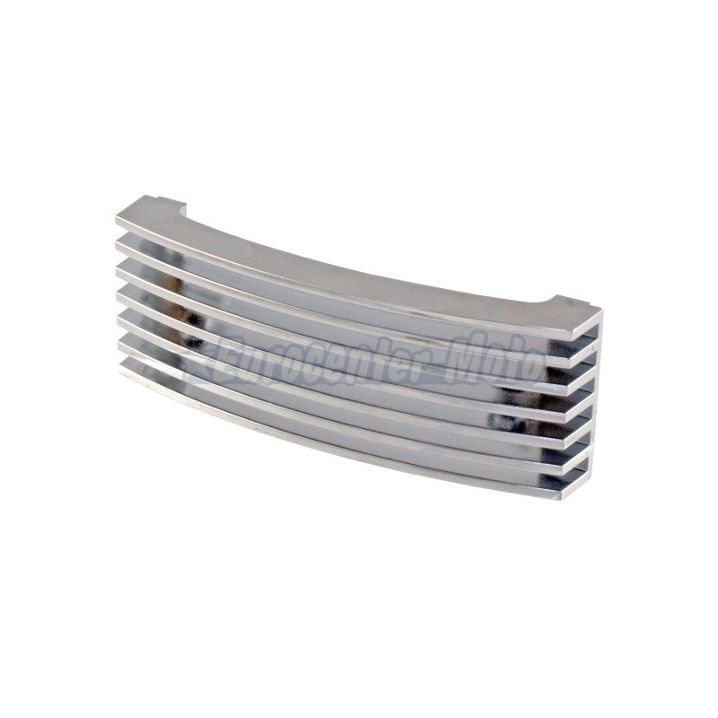 Carcasa rejilla frontal nariz Vespa 200 Iris. PX 125/150/200. Cromada