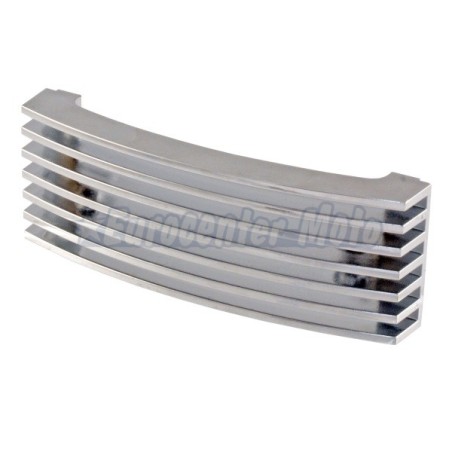 Carcasa rejilla frontal nariz Vespa 200 Iris. PX 125/150/200. Cromada