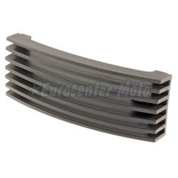 Carcasa rejilla frontal nariz Vespa 200 Iris. PX 125/150/200. Gris oscuro