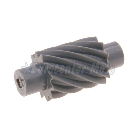 Piñón reenvio cuenta km Vespa 200 Iris, TX, T5, Cosa, PX...12 Dientes. Gris