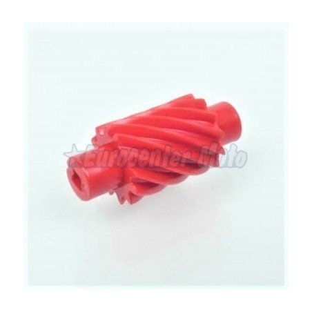 Piñón reenvio cuenta km Vespa PK S, PK XL, FL 75/125. 12 Dientes. Rojo
