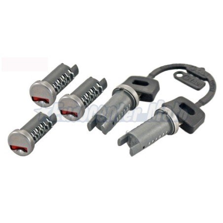 Kit cerraduras 5 bombines finos Vespa PK, S, XL 50/125