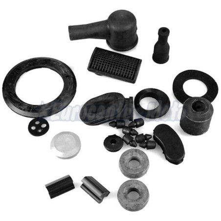 Kit gomas y silentblock chasis Vespa Primavera 50-90-125