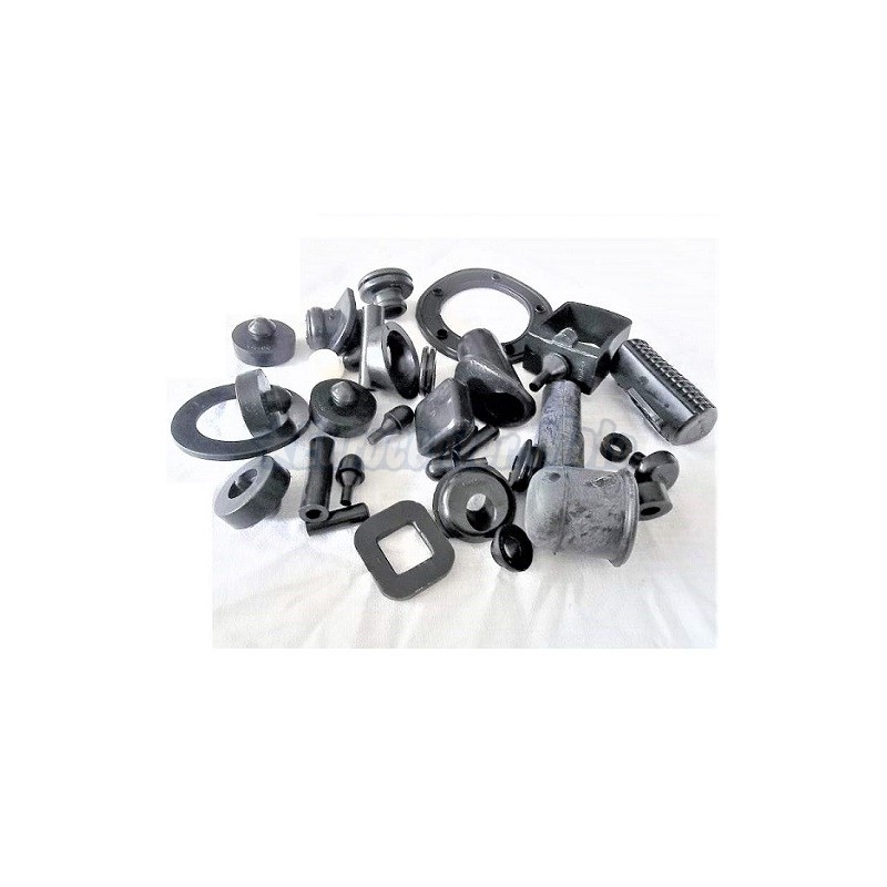 Kit gomas y silentblock chasis Vespa PX 125/150/200, Iris, TX, T5…