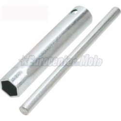 Llave bujía 18mm. Longitud 100mm