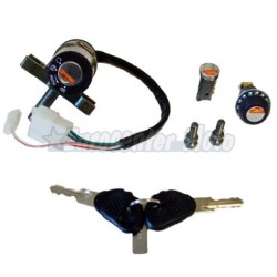 Kit cerradura contacto, sillín y guantera Aprilia Scarabeo 50-100 de 4 tiempos