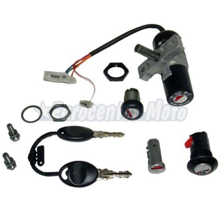 Kit cerradura contacto, sillín y guantera Aprilia Gulliver 50