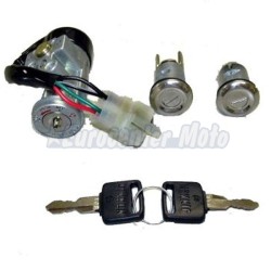 Kit cerradura contacto, sillín y guantera Honda Vision 50 y Kymco DJ 50