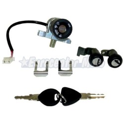 Kit cerradura contacto, sillín y guantera Honda @ 125-150