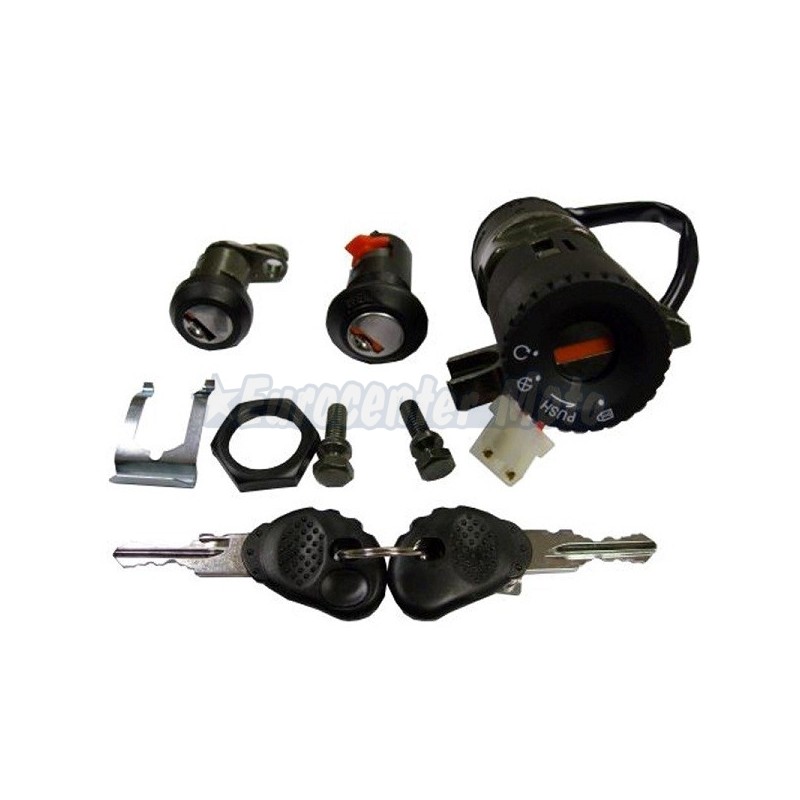 Kit cerradura contacto, sillín y guantera Honda SH 125-150 carburación hasta 2004