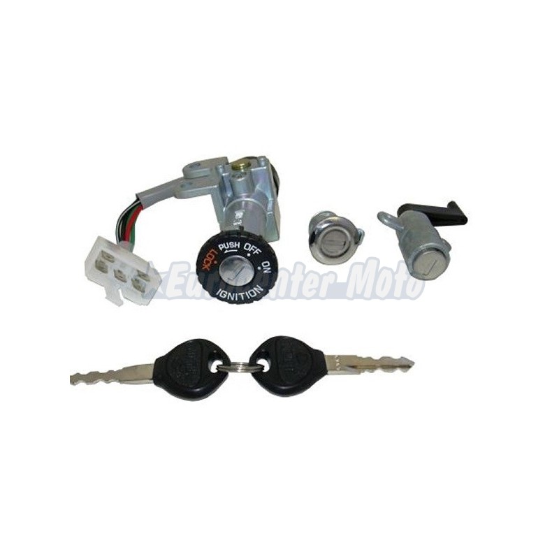 Kit cerradura contacto, sillín y guantera Kymco People 50-125 hasta 2015