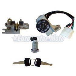Kit cerradura contacto y sillín Kymco Agility 125 llanta 12