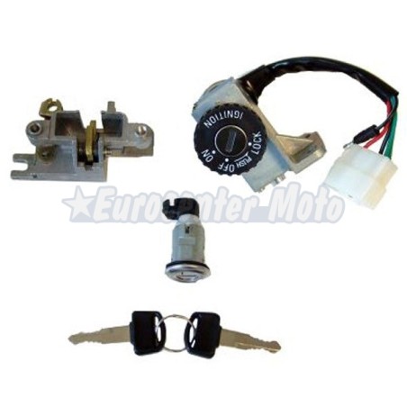 Kit cerradura contacto y sillín Kymco Agility 125 llanta 12