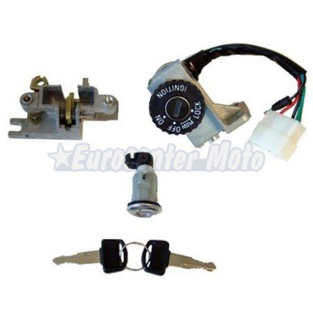 Kit cerradura contacto y sillín Kymco Agility 125 llanta 12