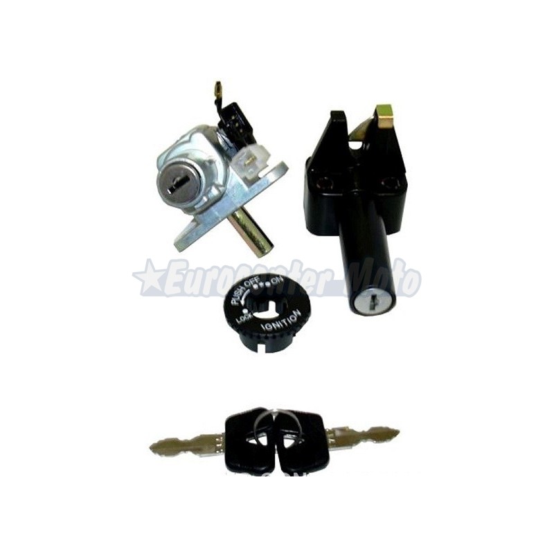 Kit cerradura contacto y sillín Yamaha Bw´s 50 Original hasta 2002