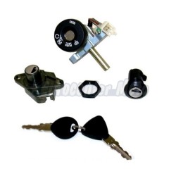 Kit cerradura contacto, sillín y guantera Malaguti F15 Firefox 50, F18 Warrior 125-150