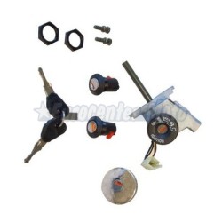 Kit cerradura contacto, sillín y guantera Malaguti Madison 125-250 hasta 2005, 150-200-400 hasta 2003