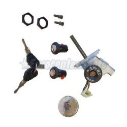 Kit cerradura contacto, sillín y guantera Malaguti Madison 125-250 hasta 2005, 150-200-400 hasta 2003