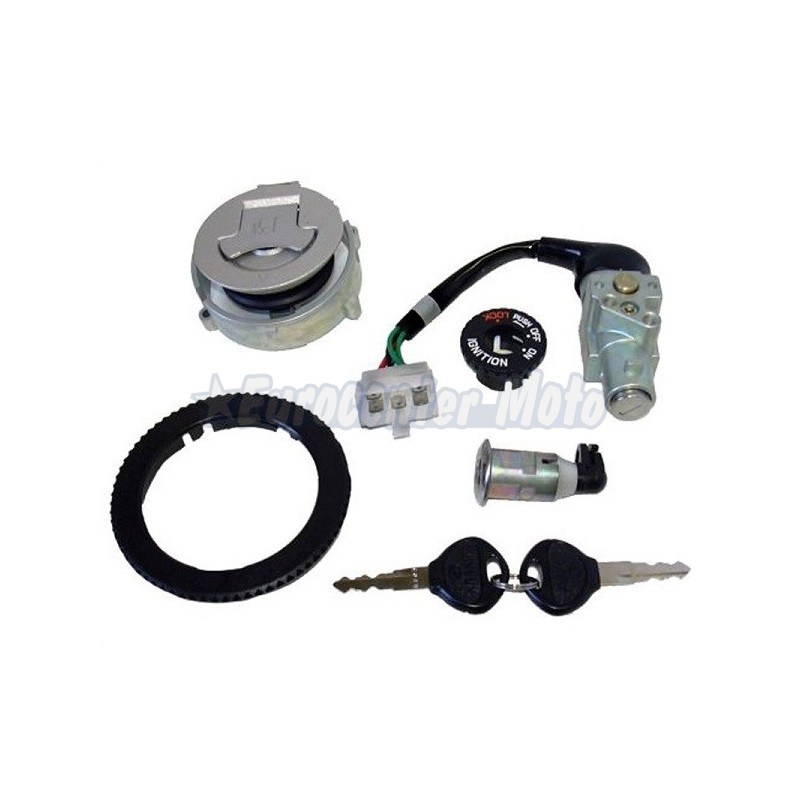 Kit cerradura contacto, sillín y depósito Kymco Dink 50-125-150-200 hasta 2006