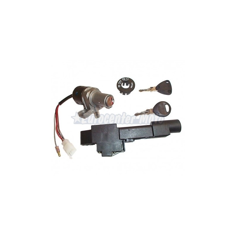 Kit cerradura contacto y sillín Yamaha Jog 50/90 antigua hasta 2001