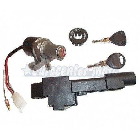 Kit cerradura contacto y sillín Yamaha Jog 50/90 antigua hasta 2001