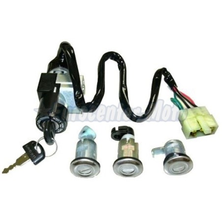 Kit cerradura contacto, sillín y guantera Honda SJ Bali 50 del 93 al 2000