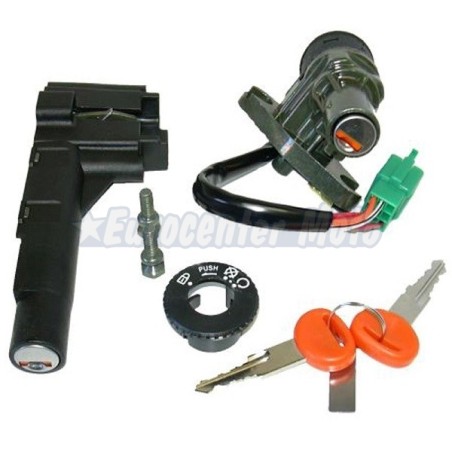 Kit cerradura contacto y sillín Suzuki Adress 50 y Katana aire y agua
