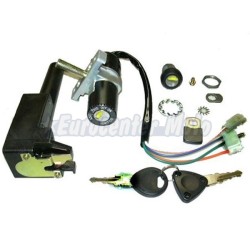 Kit cerradura contacto, sillín y guantera Aprilia SR 50 LC del 99 al 2000 y Rally 50