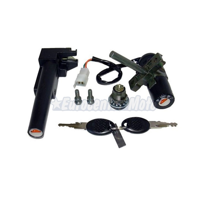 Kit cerradura contacto, sillín y guantera Aprilia Leonardo 125-150 ST del 99 al 2004