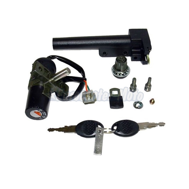 Kit cerradura contacto, sillín y guantera Aprilia SR 50 Motor Piaggio inyección (Ditech, Street, SR ie…)