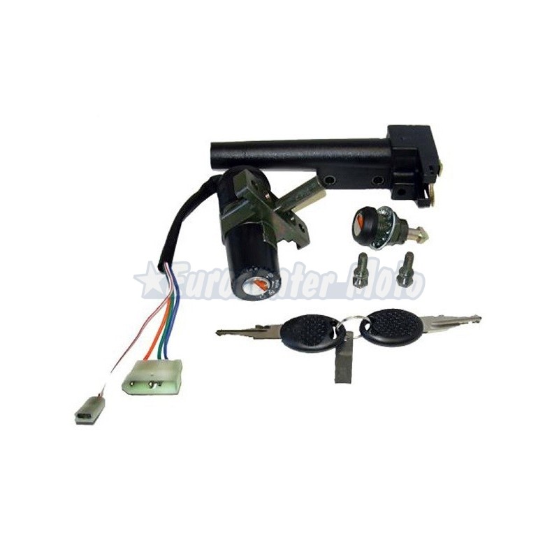 Kit cerradura contacto, sillín y guantera Aprilia Scarabeo 2T DD y Scarabeo Street 50 hasta 2009