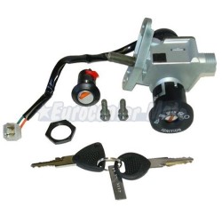 Kit cerradura contacto y guantera Aprilia Scarabeo 125-150-200 motor Rotax y motor Piaggio
