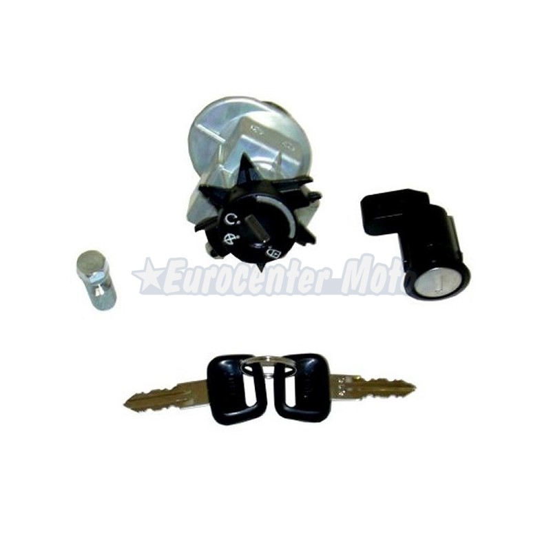 Kit cerradura contacto y sillín Peugeot Vivacity 50-100 sin antirrobo electrónico