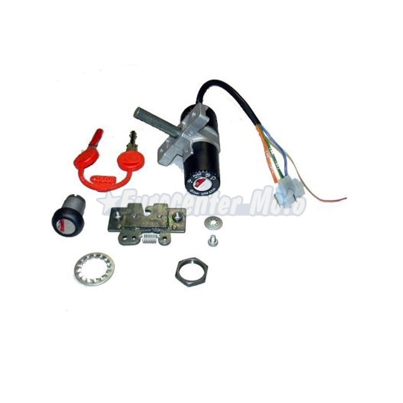 Kit cerradura contacto y sillín Derbi Hunter y Paddock 50 hasta 1999