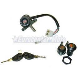 Kit cerradura contacto y sillín Aprilia Mojito Custom 50 desde 2004 y Habana/Mojito 125 hasta 2003