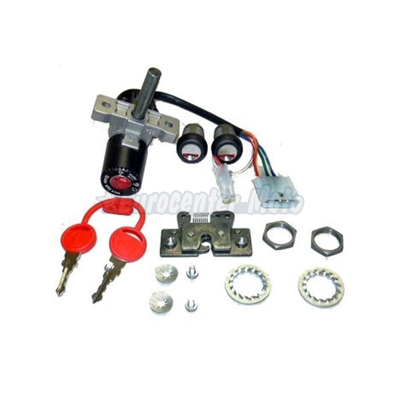 Kit cerradura contacto, sillín y guantera Derbi Predator 50 de 97 al 2001