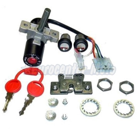 Kit cerradura contacto, sillín y guantera Derbi Predator 50 de 97 al 2001