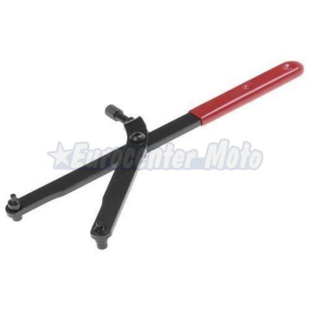 Herramienta universal para bloquear poleas y campanas con pins de 5 y 9mm. Apertura 50-140
