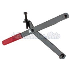 Herramienta universal para bloquear poleas y campanas con pins de 5 y 9mm. Apertura 50-140