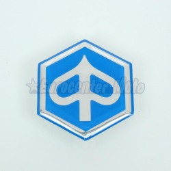 Emblema adhesivo frontal Vespa, Piaggio y Vespino. 33mm