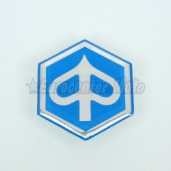Emblema adhesivo frontal Vespa, Piaggio y Vespino. 33mm