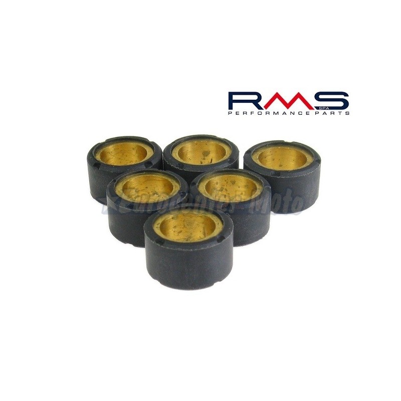 Rodillos variador 17x12mm (Varios pesos). 6 Unidades.