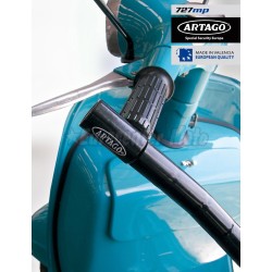 Candado manillar Artago Urban Practic Vespa clásica. Fijado al asiento